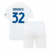 Inter Milan Federico Dimarco #32 Auswärts Trikotsatz Kinder 2023-24 Kurzarm (+ Kurze Hosen)